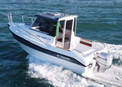 Poseidon King Fisher 570 + Honda Outboard