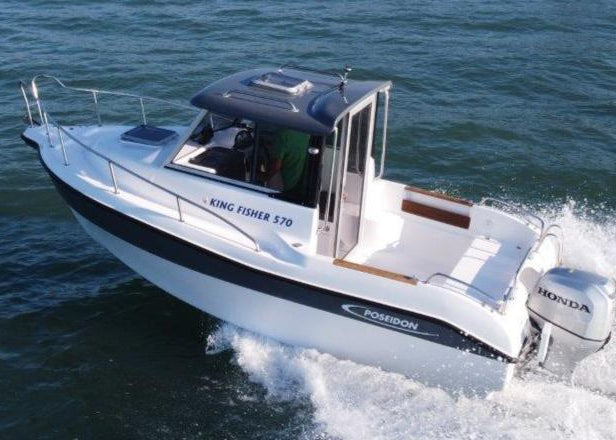 Poseidon King Fisher 570 + Honda Outboard