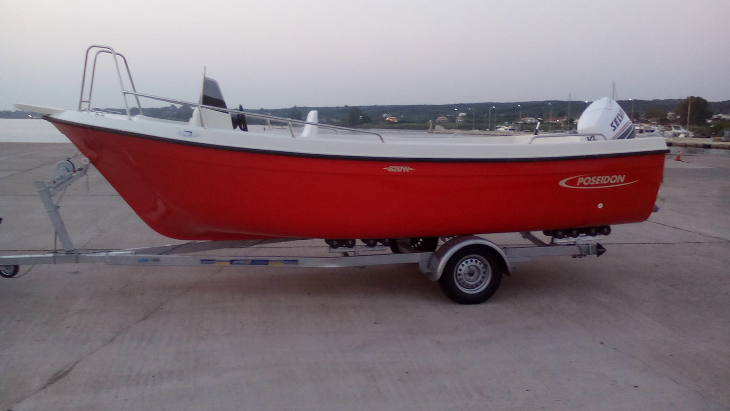 Poseidon 620 Workboat + Honda Outboard