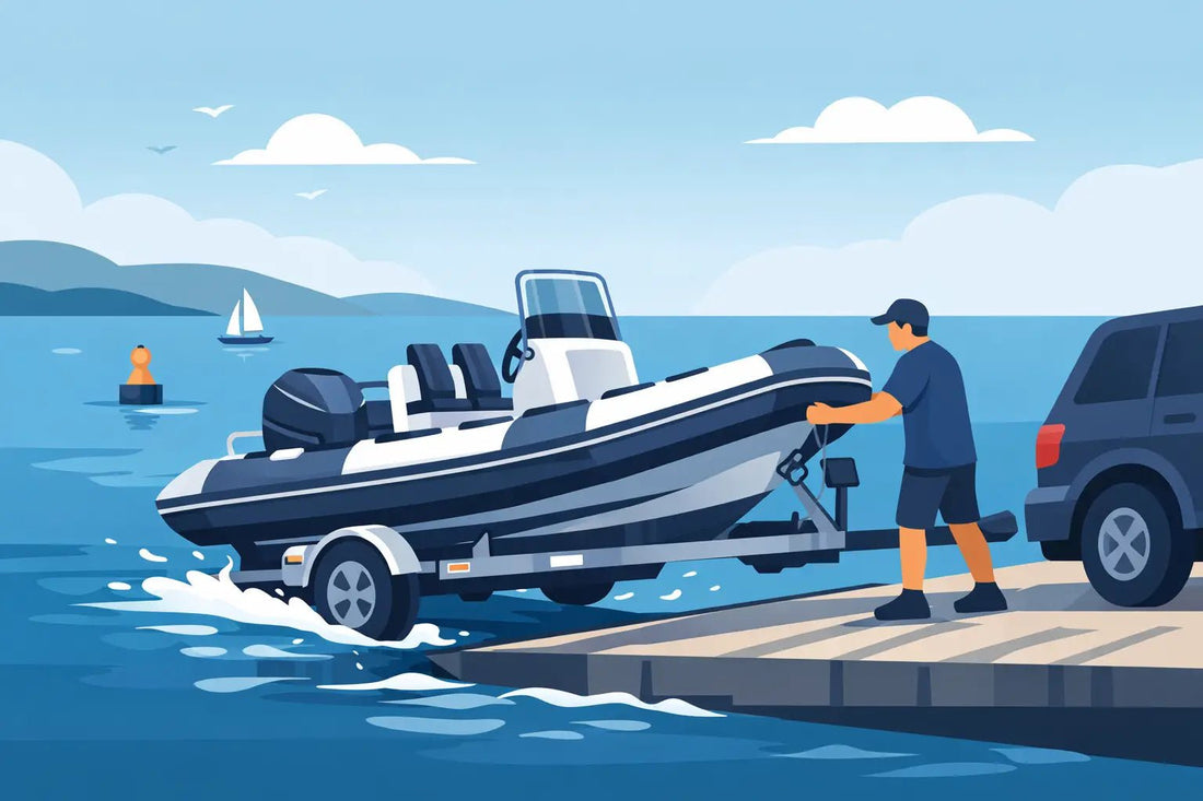 How to Launch a RIB Safely From a Slipway - BOATSMART