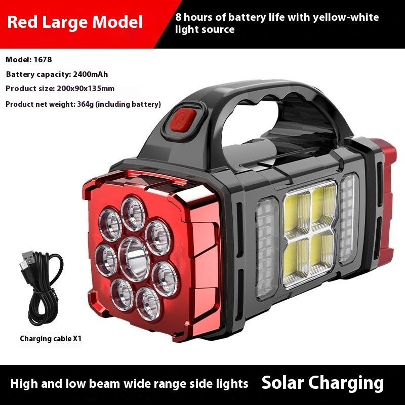 Solar LED Multifunctional Outdoor Power Torch