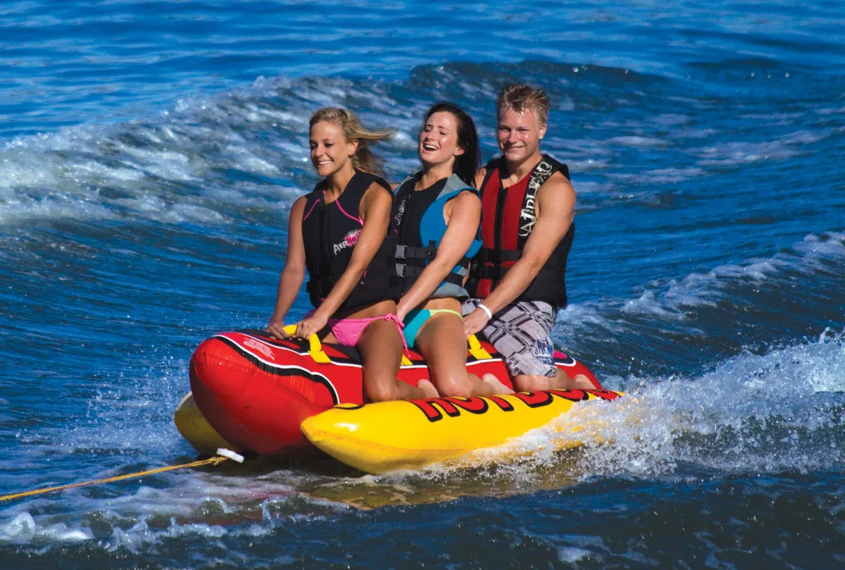 Airhead Hot Dog | 1-3 Rider Towable Tube