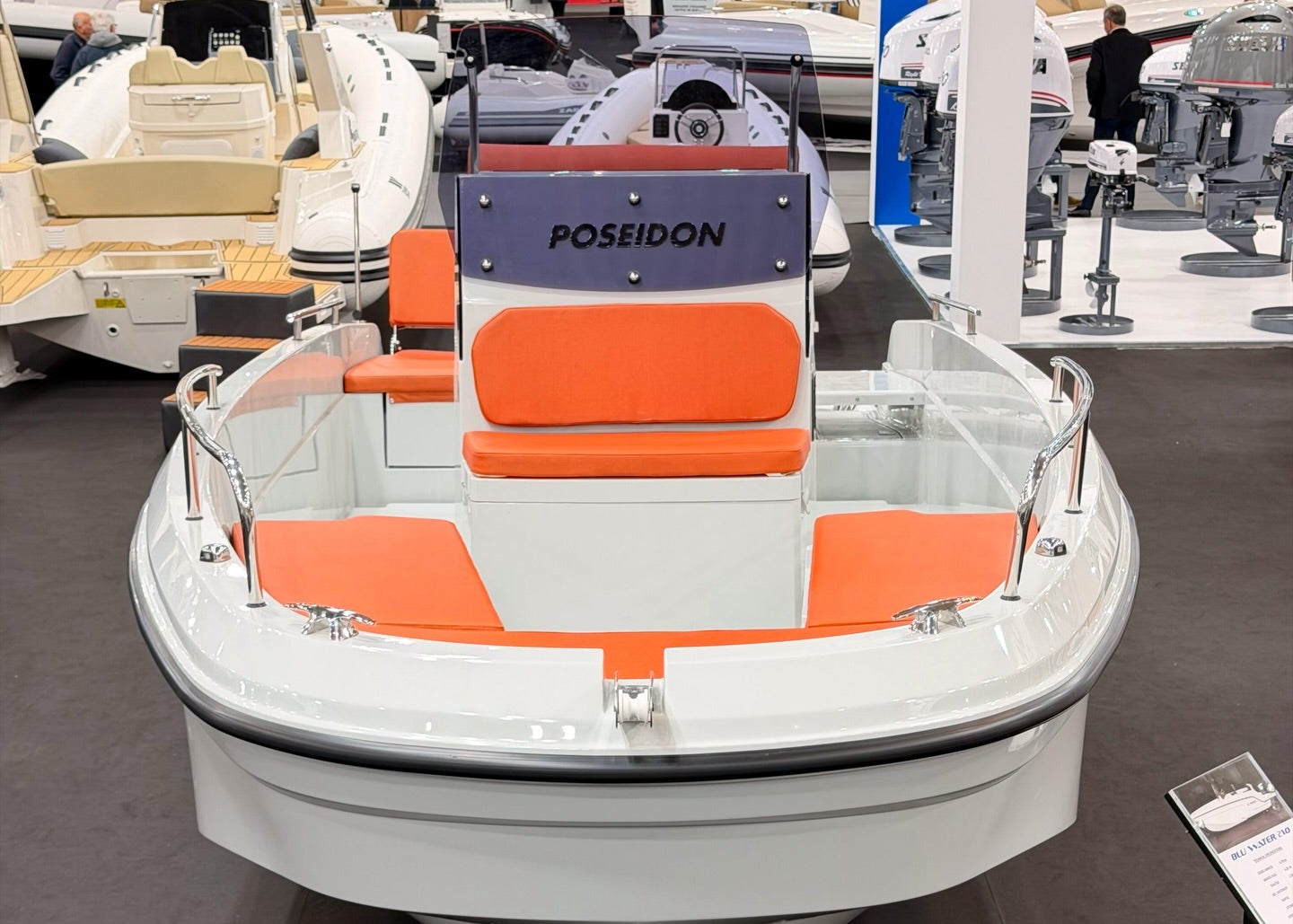 Poseidon Blu Water 210 + Honda Outboard