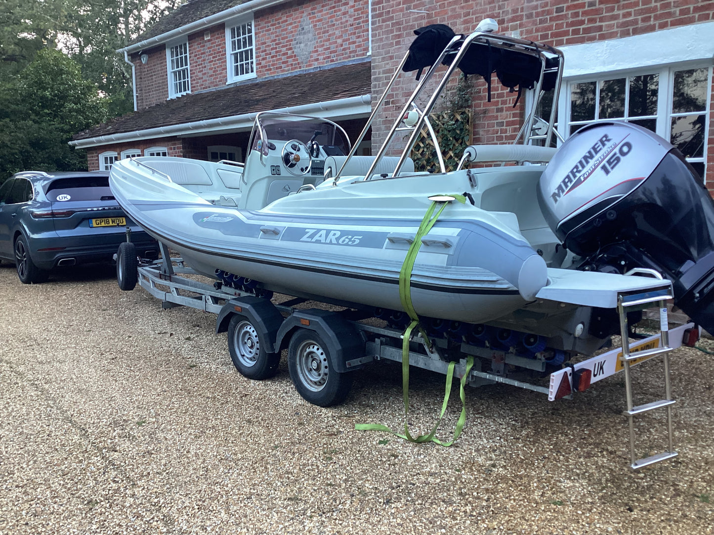 2014 ZAR 65 Suite + Mariner 150 HP + Road Trailer