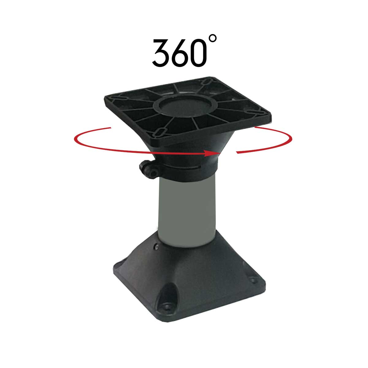 Economy Seat Pedestal – Swivel top