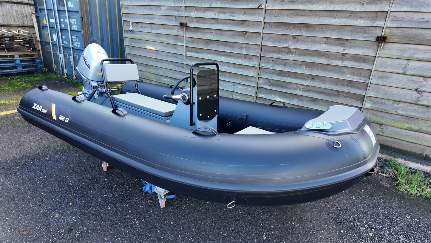 ZAR mini RIB 13 3.8m Jockey Console RIB + Honda BF30