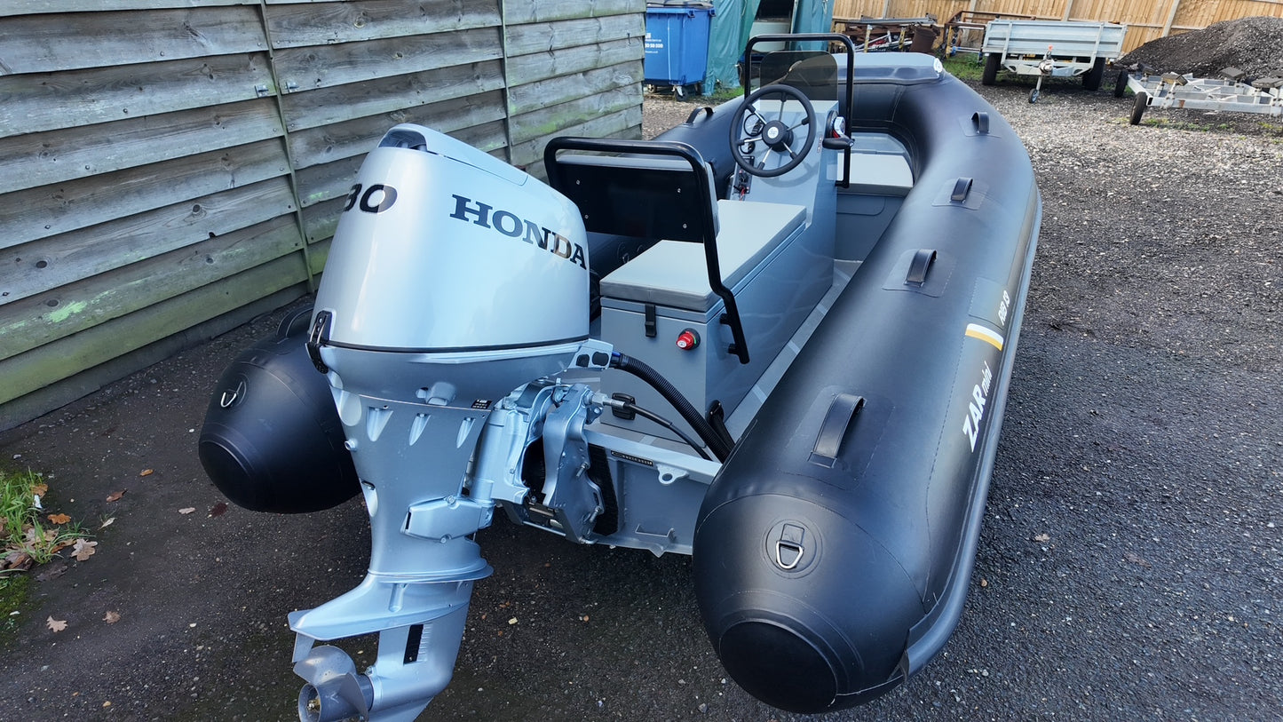 ZAR mini RIB 13 3.8m Jockey Console RIB + Honda BF30