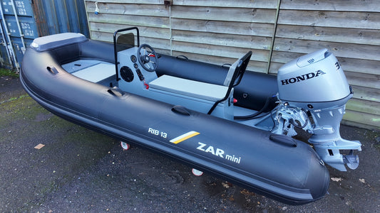 ZAR mini RIB 13 3.8m Jockey Console RIB + Honda BF30