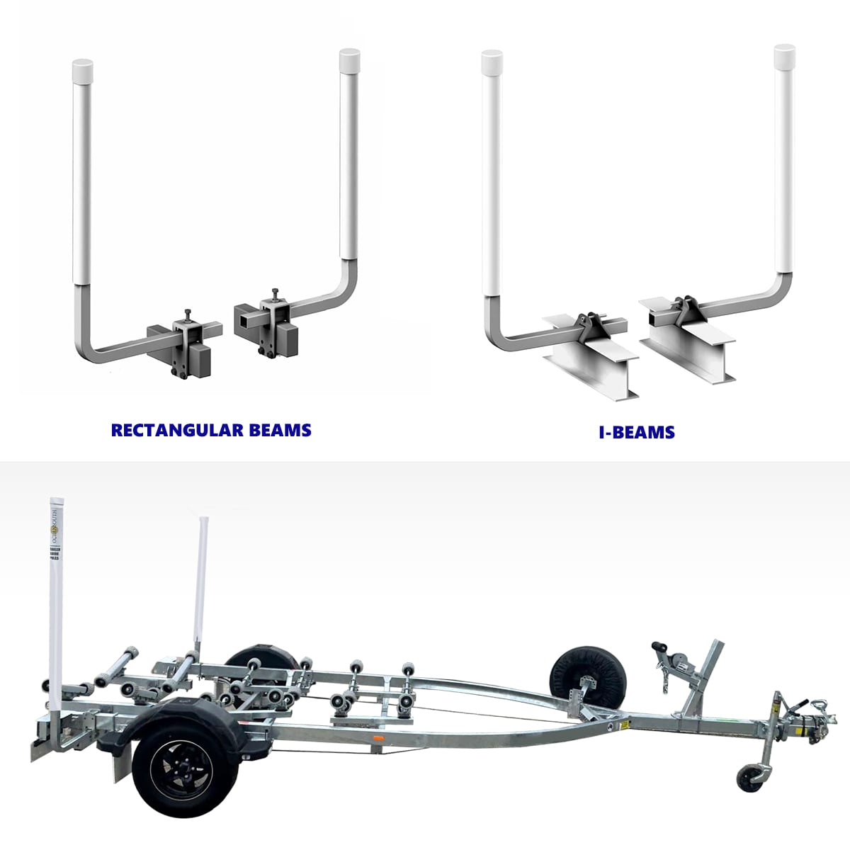 Boat Trailer Guide Poles