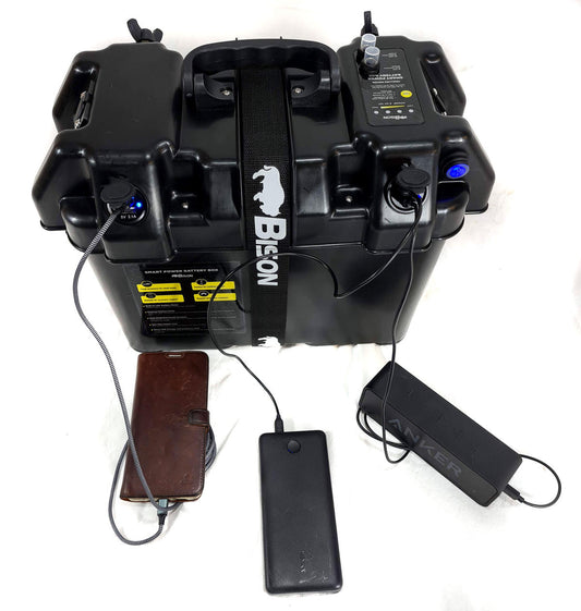 Bison Battery Box USB Plus