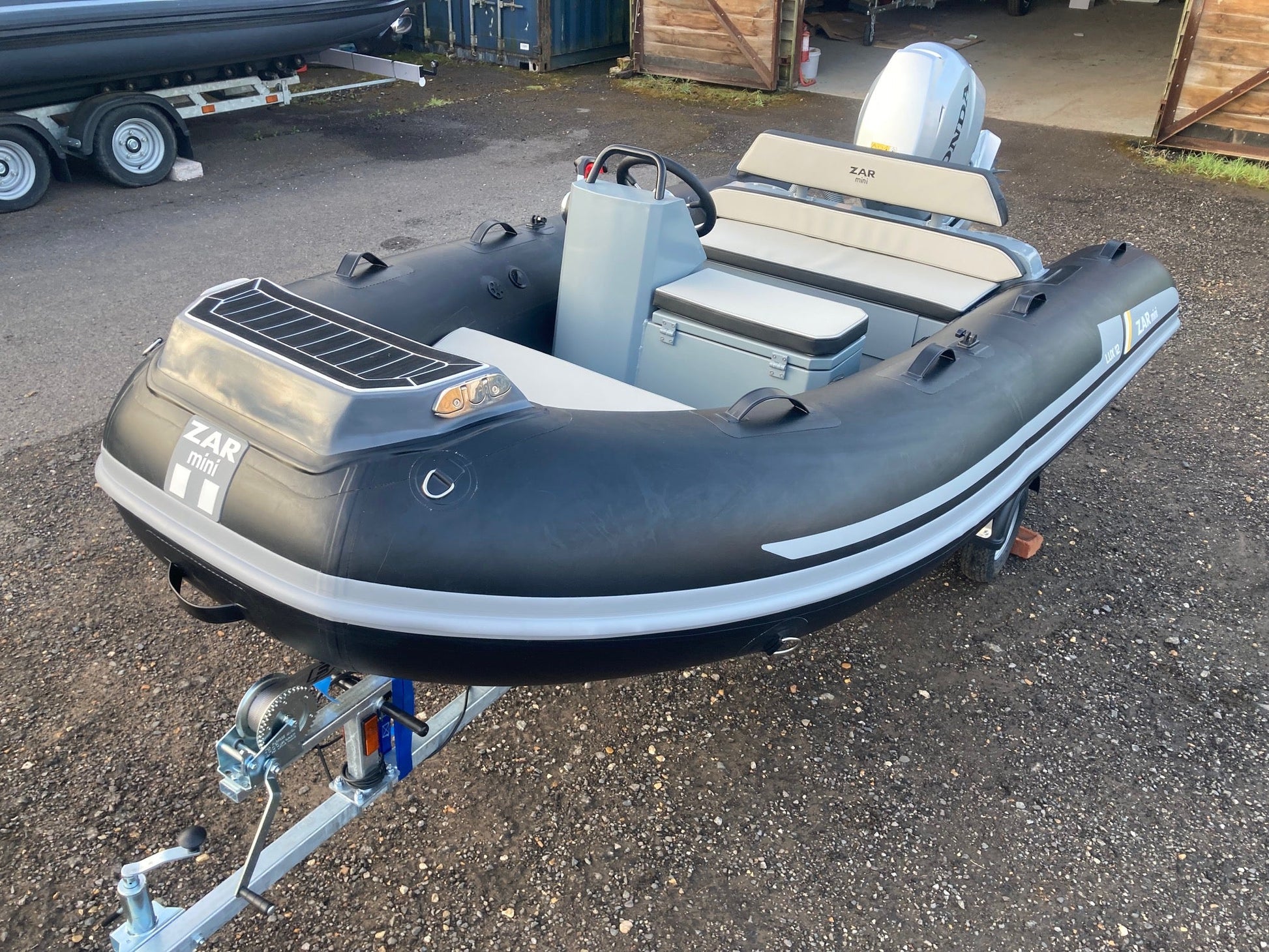 ZAR mini LUX 12 3.5m Console RIB + Honda Outboard - BOATSMART