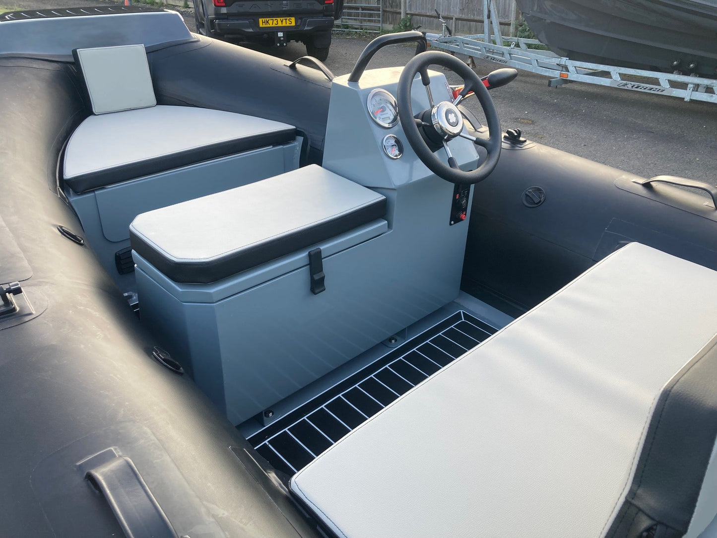 ZAR mini LUX 12 3.5m Console RIB + Honda Outboard - BOATSMART