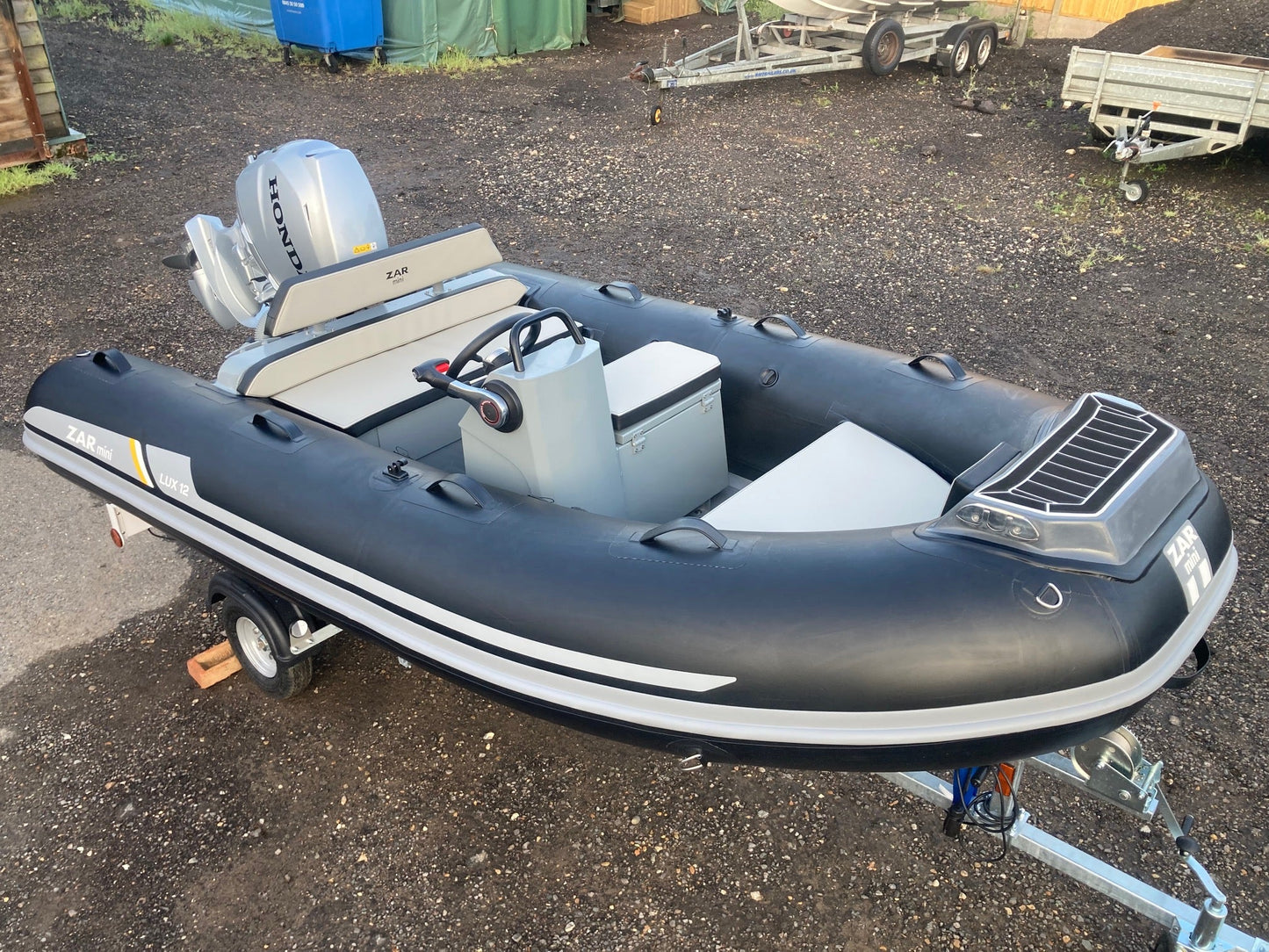 ZAR mini LUX 12 3.5m Console RIB + Honda Outboard - BOATSMART