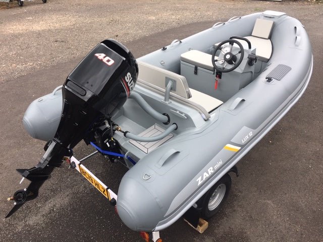 ZAR mini LUX 12 3.5m Deluxe Console RIB Package - BOATSMART