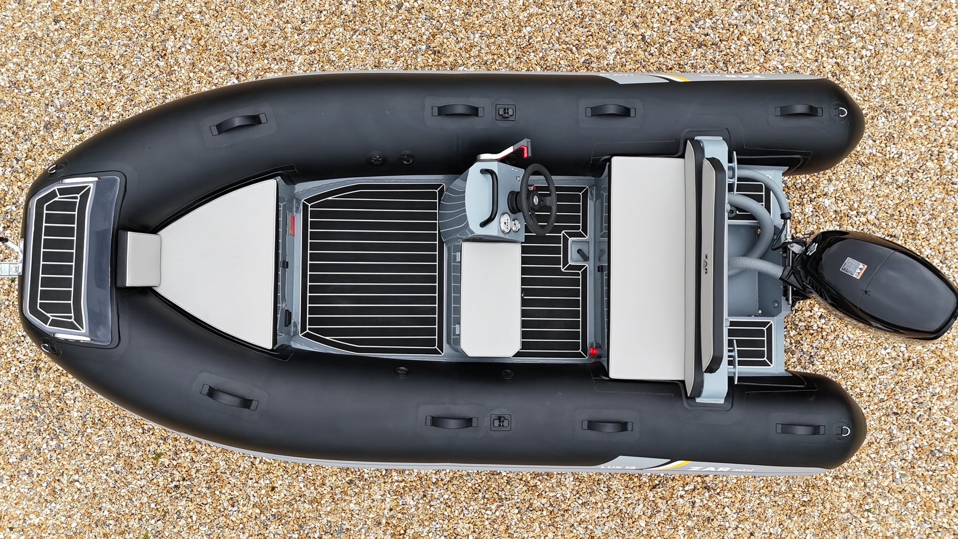 ZAR mini LUX 13 3.9m Console RIB + Honda Outboard - BOATSMART