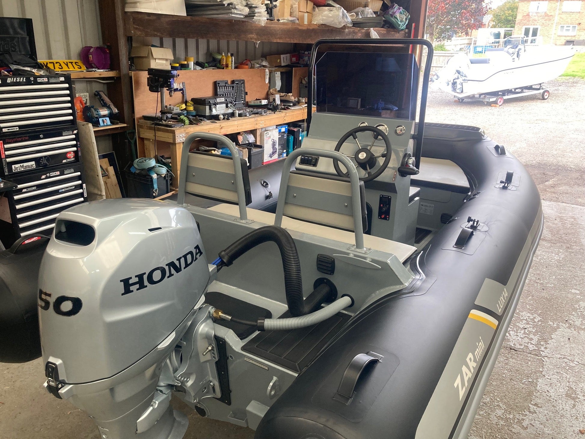 ZAR mini LUX 14 4.2m + Honda BF50 + Road Trailer - BOATSMART