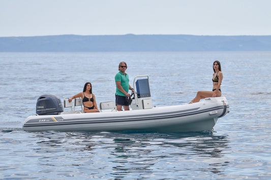 ZAR mini LUX 18 5.5m Family RIB + Honda Outboard - BOATSMART