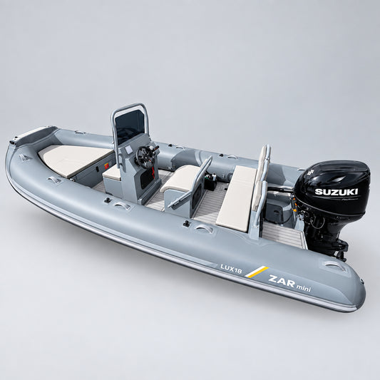 ZAR mini LUX 18 5.5m Family RIB + Honda Outboard - BOATSMART