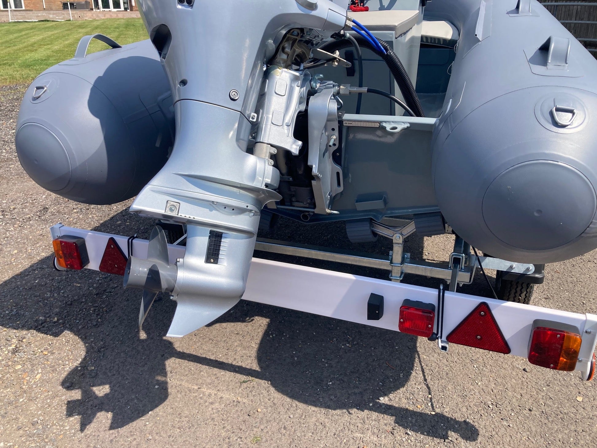 ZAR mini RIB 11 3.3m Jockey Console RIB + Honda BF20 + Road Trailer - BOATSMART