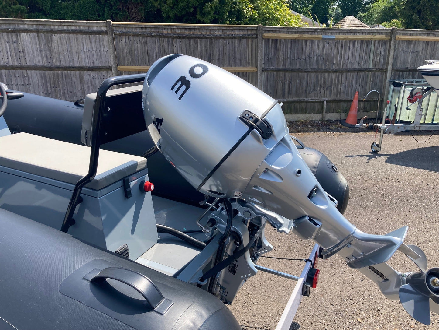 ZAR mini RIB 13 3.8m Jockey Console RIB + Honda BF30 + Road Trailer - BOATSMART