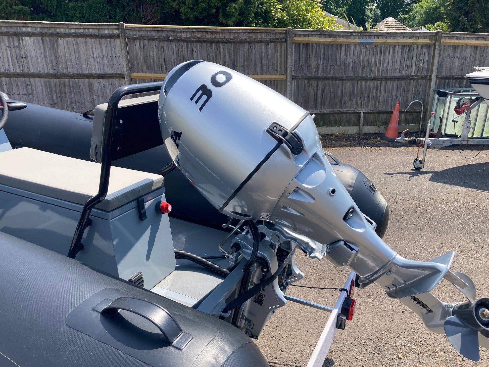 ZAR mini RIB 13 3.8m Jockey Console RIB + Honda BF30 + Road Trailer - BOATSMART