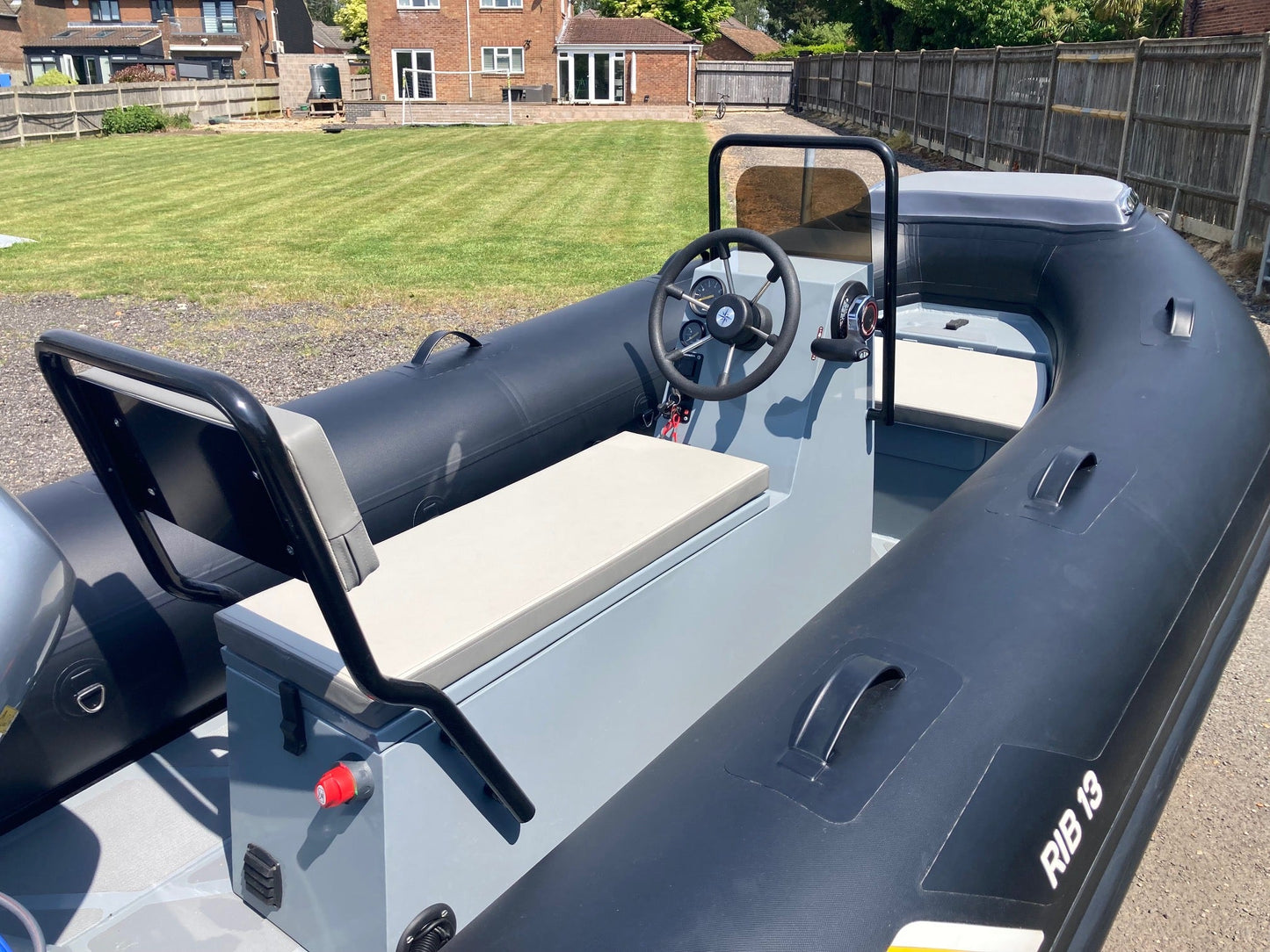 ZAR mini RIB 13 3.8m Jockey Console RIB + Honda BF30 + Road Trailer - BOATSMART