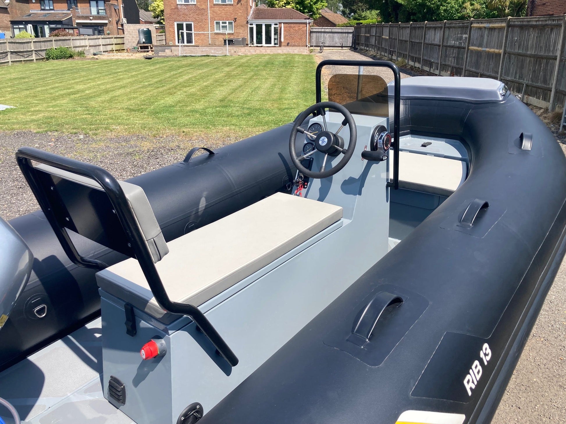 ZAR mini RIB 13 3.8m Jockey Console RIB + Honda BF30 + Road Trailer - BOATSMART