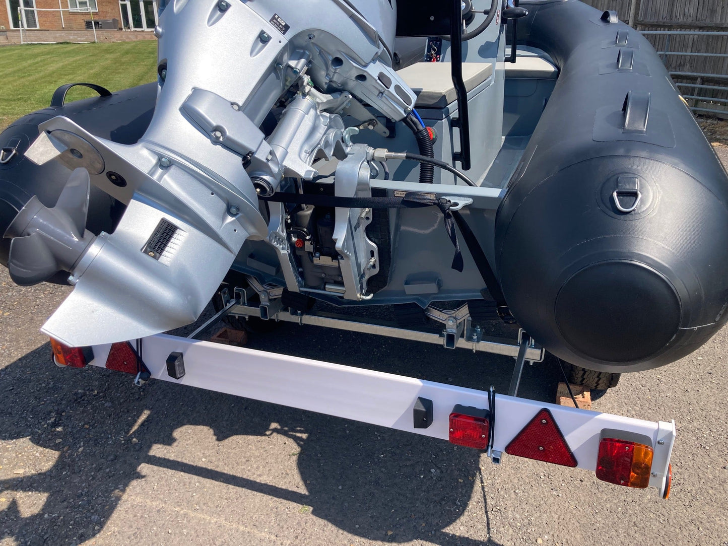ZAR mini RIB 13 3.8m Jockey Console RIB + Honda BF30 + Road Trailer - BOATSMART