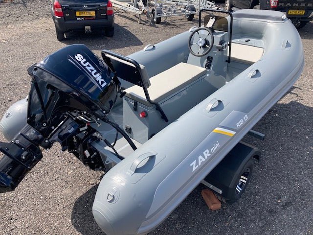 ZAR mini RIB 13 3.8m Jockey Console RIB + Honda Outboard - BOATSMART