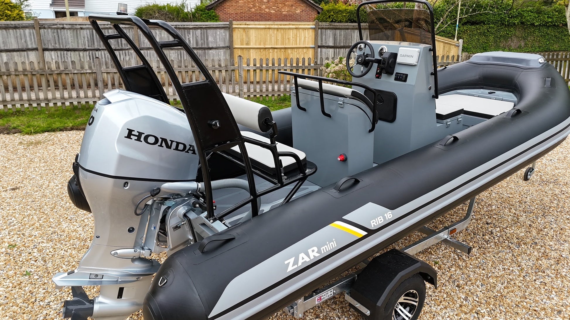 ZAR mini RIB PRO 16 5.0m Family RIB + Honda Outboard - BOATSMART
