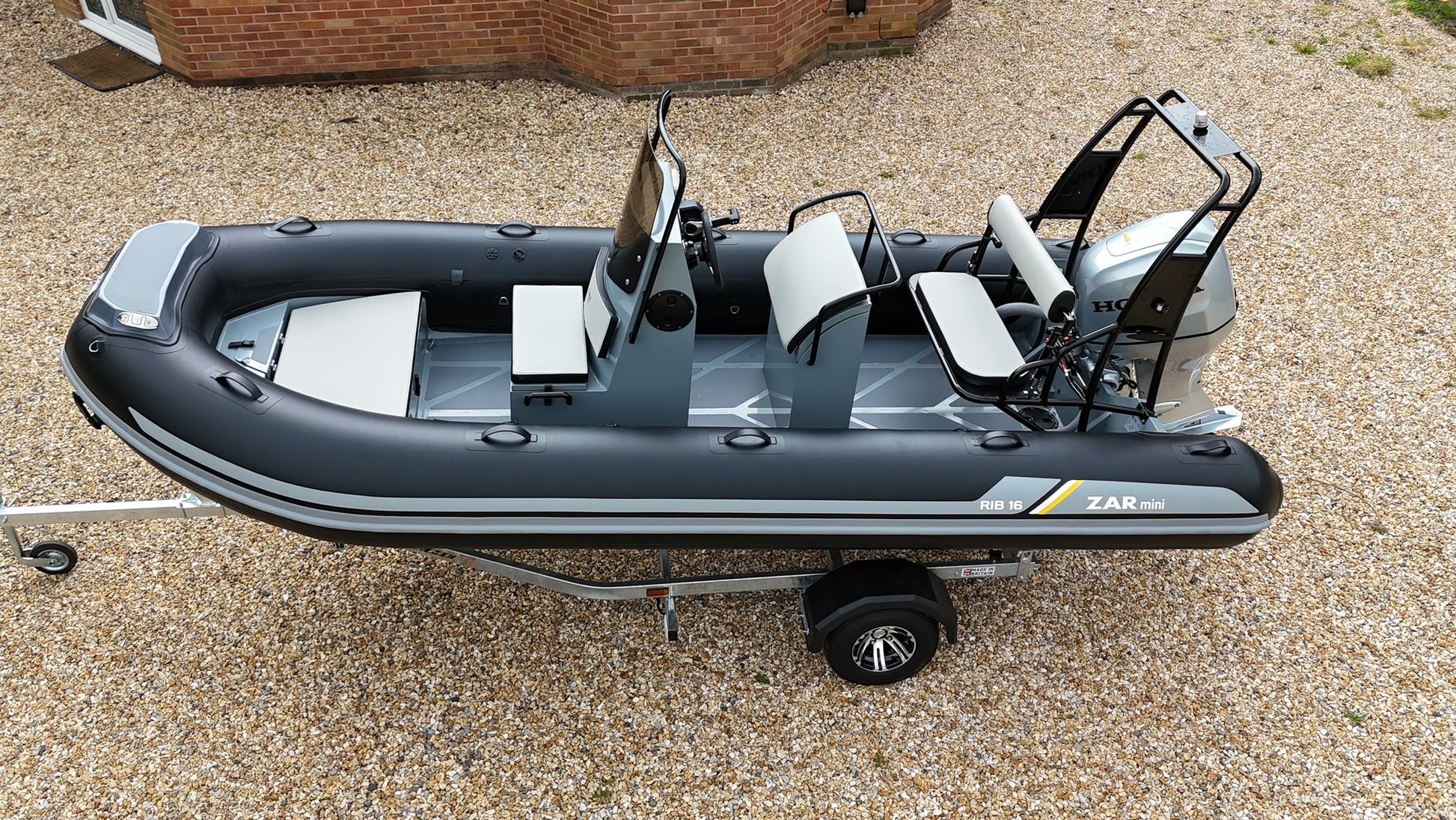 ZAR mini RIB PRO 16 5.0m Family RIB + Honda Outboard - BOATSMART