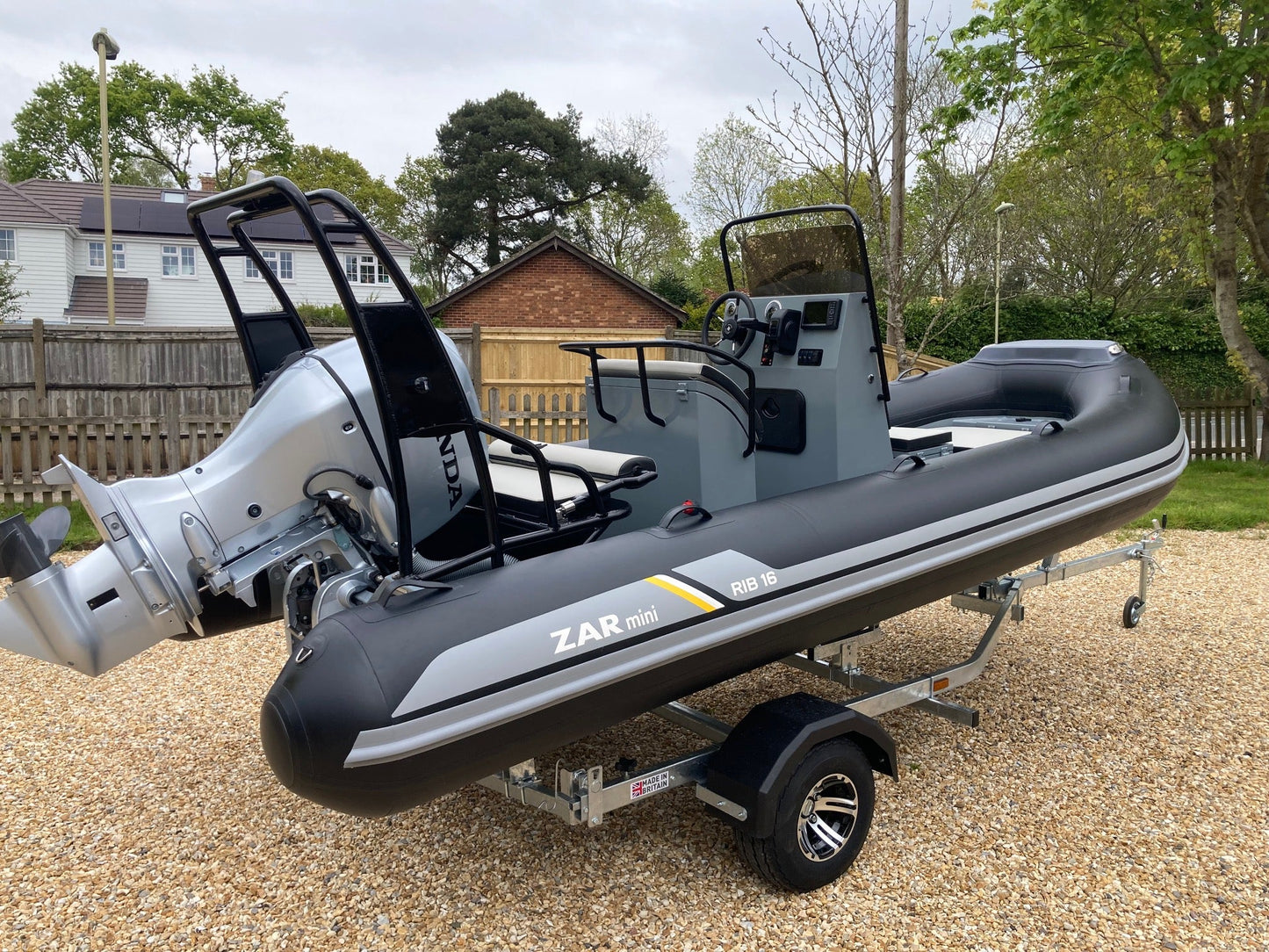 ZAR mini RIB PRO 16 5.0m Family RIB + Honda Outboard - BOATSMART