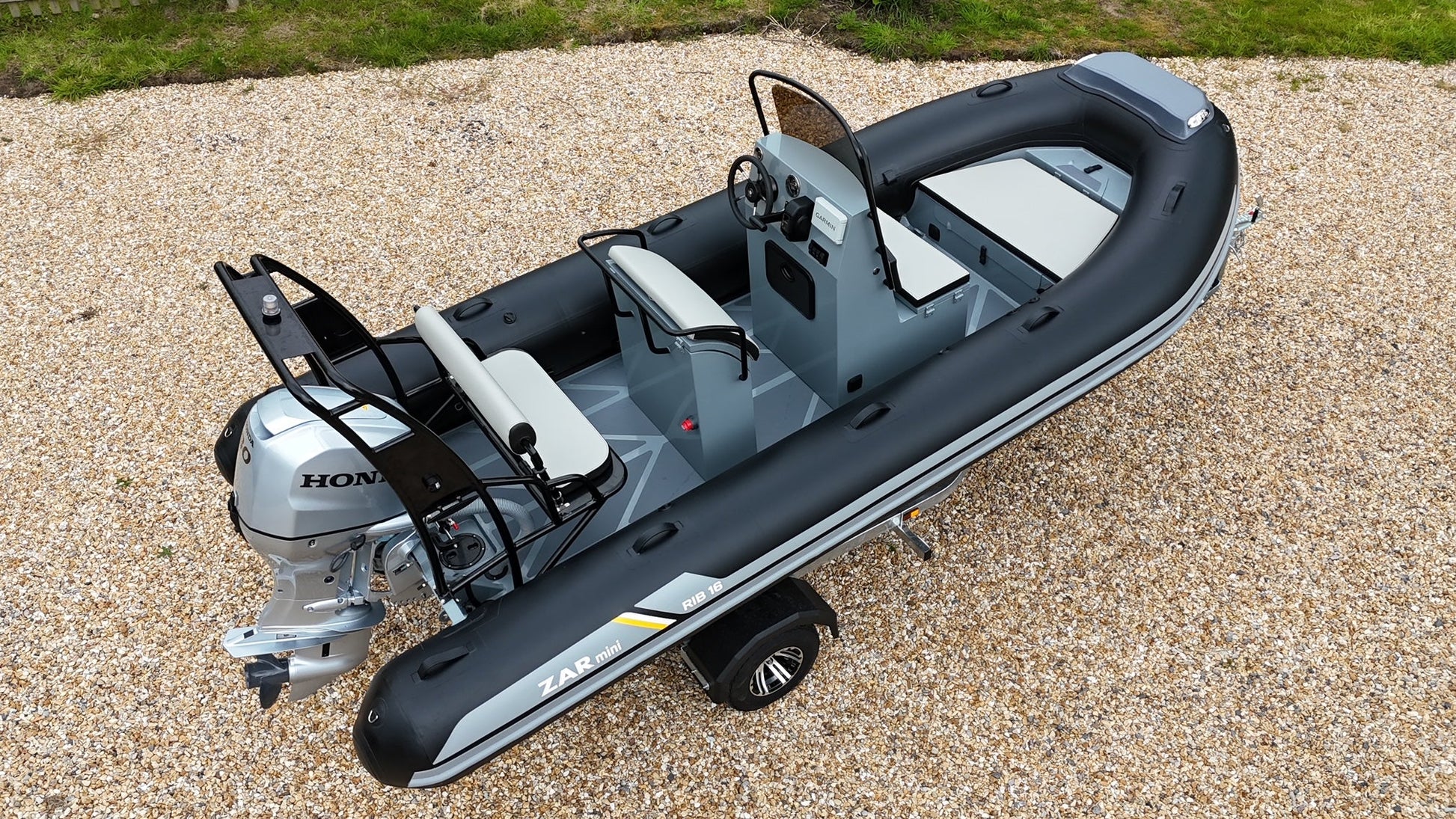ZAR mini RIB PRO 16 5.0m Family RIB + Honda Outboard - BOATSMART