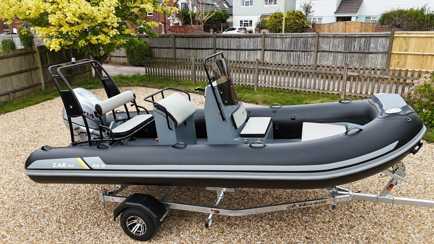 ZAR mini RIB PRO 16 5.0m Family RIB + Honda Outboard - BOATSMART