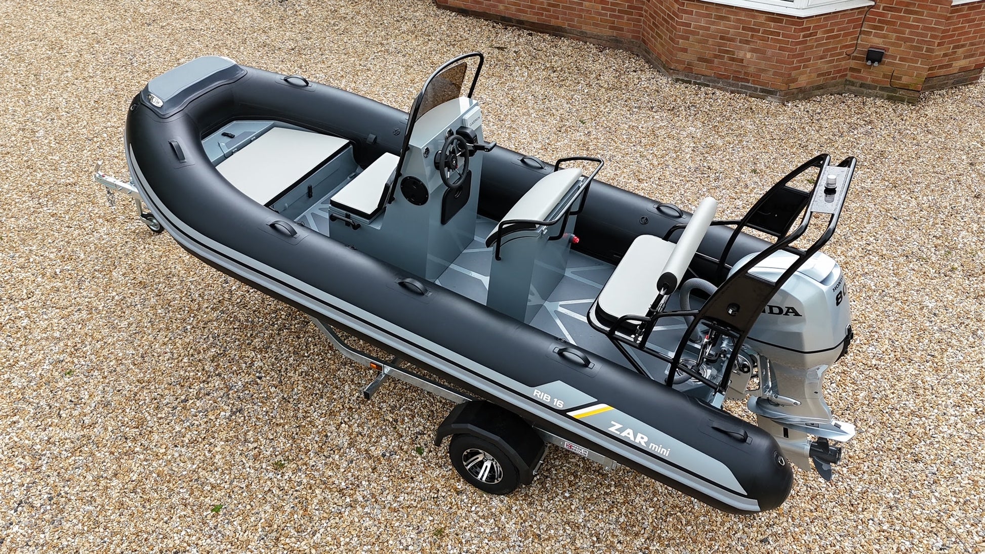 ZAR mini RIB PRO 16 5.0m Family RIB + Honda Outboard - BOATSMART
